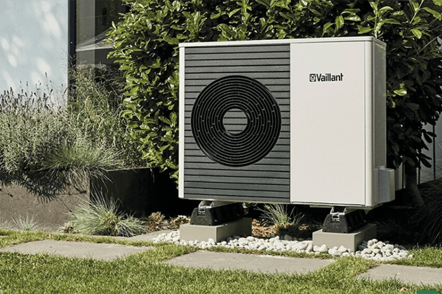 an air source heat pump