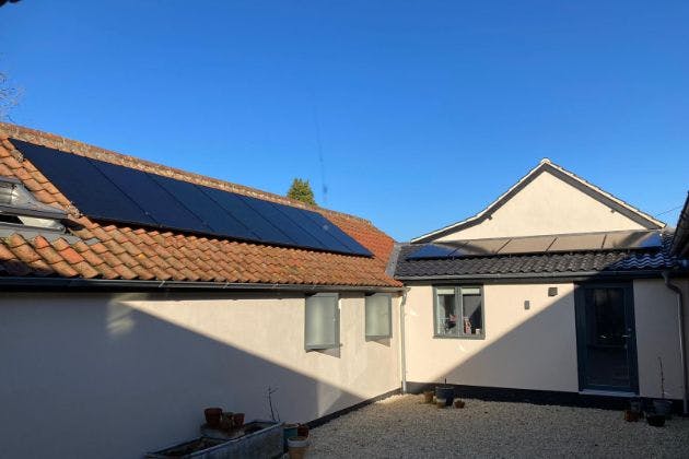 solar panel installation